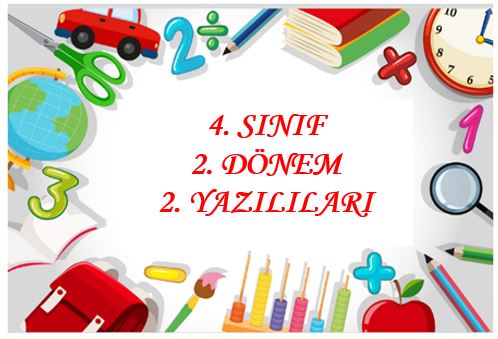 4. Sınıf Sosyal Bilgiler 2. Dönem 2. Yazılı Sınavı